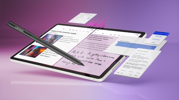聯想在台發表 Yoga Tab 主打混合式 AI 與輕薄機身 鎖定行動創作族群 6.2mm 輕薄設計
